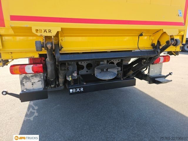 Flatbed truck with tarp MERCEDES-BENZ 2546 L ACTROS Schiebeplane Schiebeverdeck LBW