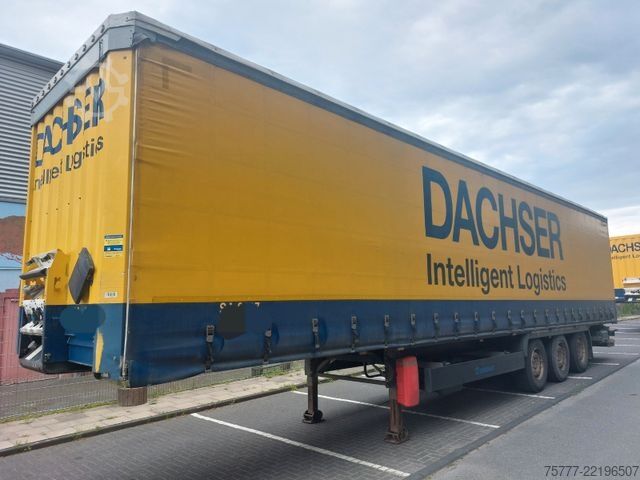 Open semitrailer with tarp KRONE SD Profiliner-Ladebordwand-Edscha