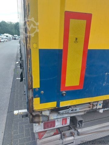 Open semitrailer with tarp KRONE SD Profiliner-Ladebordwand-Edscha