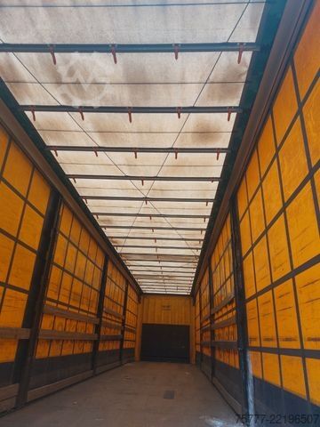 Open semitrailer with tarp KRONE SD Profiliner-Ladebordwand-Edscha