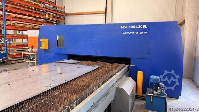 CNC Laserschneidanlage Faserlaser 3kW MicroStep FIBERLAS MSF 4001.20BL