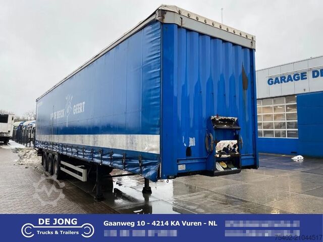 Curtain sided Krone SD 27 / Rongpotten / Disc Brakes / 1x Lift Axle