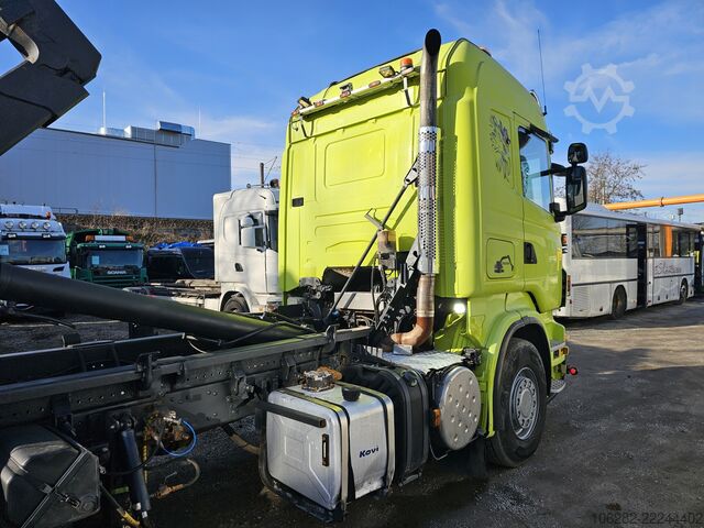 Roll-off tipper truck SCANIA R500 LB6X2HHZ, RETARDER Blatt/Blatt 3xPi