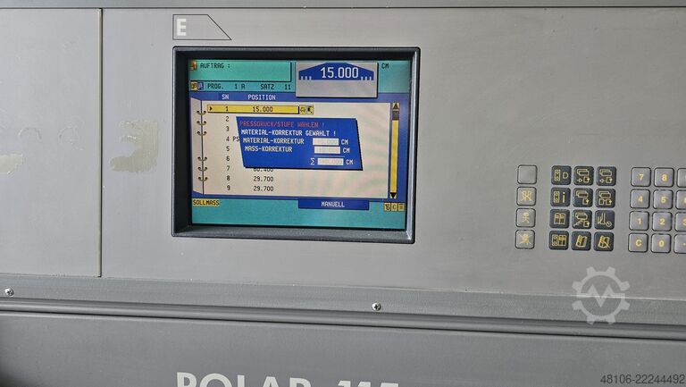 Paper cutting machine Polar Mohr 115 E