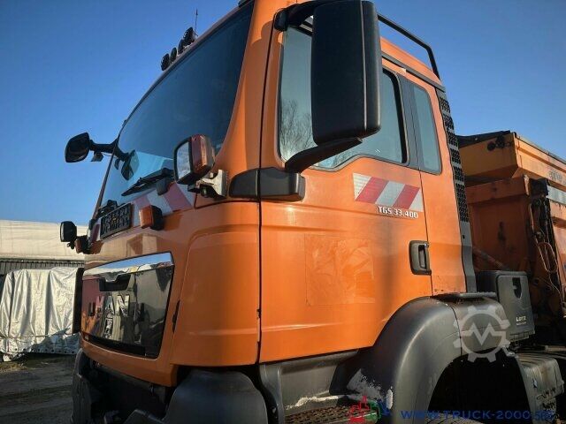 Dreiseitenkipper LKW MAN TGS 33.400 6x6 Winterdienst Streuer 2x Hydraulik
