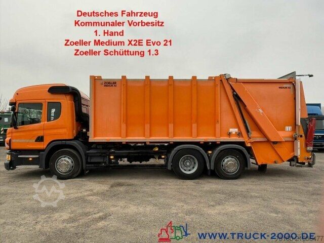 Müllwagen Scania P320 Zoeller MediumX2 21m³ Zoeller Schüttung 1.3