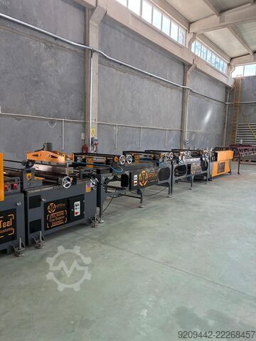 Noise barrier production line fidesgrup Türkiye Servosteel