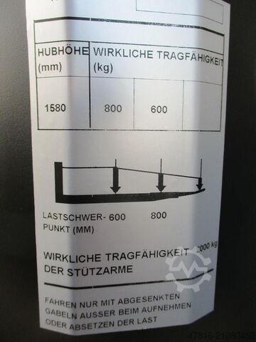 Hochhubwagen BT SWE 080L