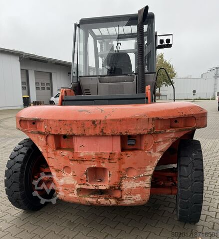 Linde H100 D Forklift 10t Diesel 7623 BStd. 2.2m Forks Linde H100 D
