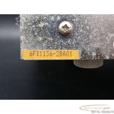 Component Siemens 6FX1136-2BA01 SINUMERIK 810 MPC-Koppelbaugruppe