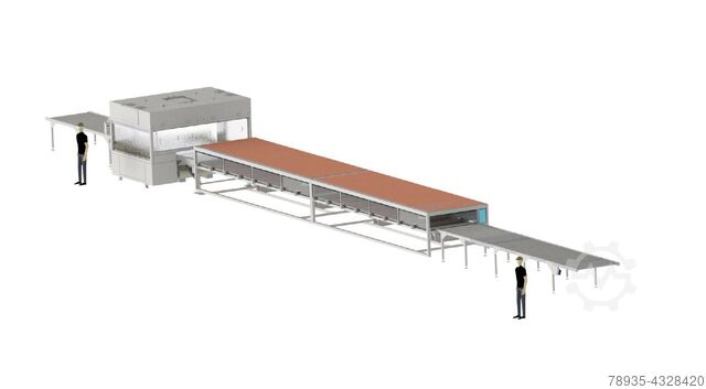 Kantenschleifmaschine Ceetec Trocknungssystem für Spritzautomaten