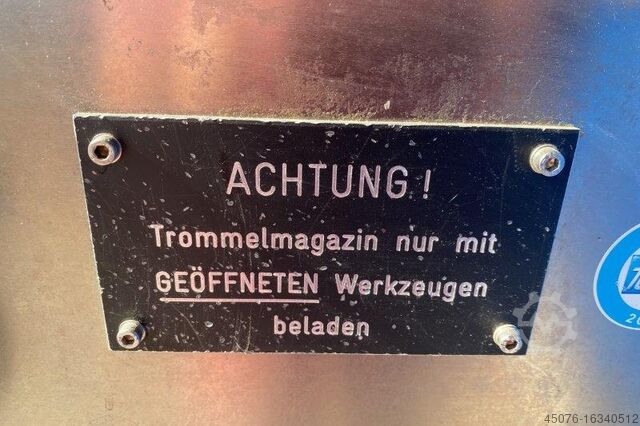 Entsorgungsanlage Trommelmagazin, angetrieben