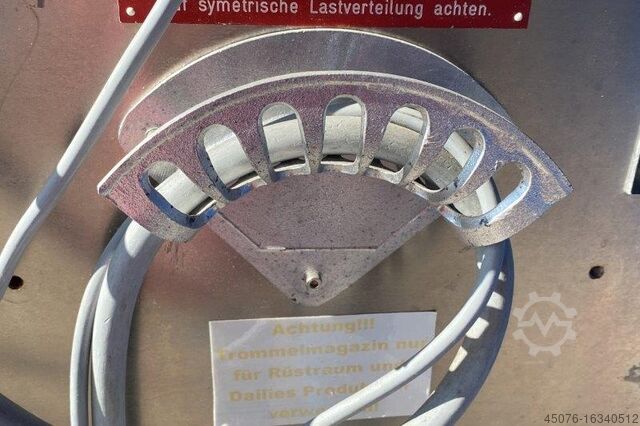 Entsorgungsanlage Trommelmagazin, angetrieben