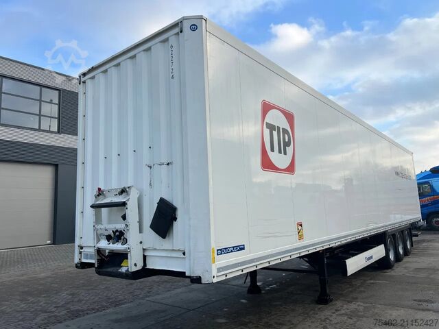 Box body Krone SD / Closed Box / Dhollandia / 1x Lift Axle