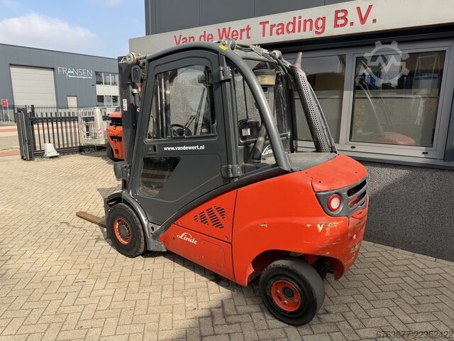 Linde H30D-01 Triplex 460 Free Lift / Sideshift / 4th Function VW Diesel 2011 LINDE H30D-01 Triplo 460 Freelift / Sideshift / 4e Functie VW Diesel 2011