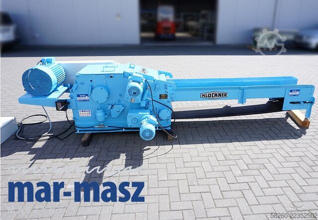Wood Chipper Shredder KLOCKNER 120x400L 2WT 
