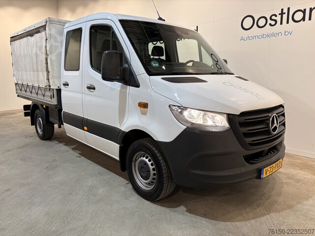 Platform van double cab Mercedes-Benz Sprinter 317 1.9 CDI L2 RWD DC Open Laadbak met...