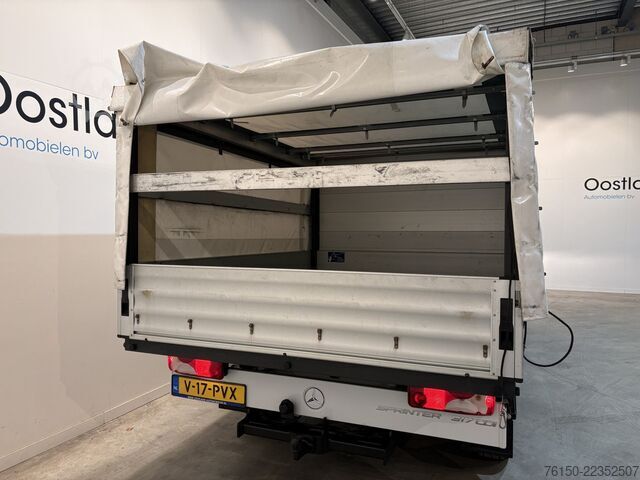Platform van double cab Mercedes-Benz Sprinter 317 1.9 CDI L2 RWD DC Open Laadbak met...