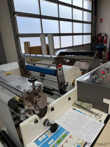 Flexographic printing machine / 2 colors / 650 mm China Wenzhou Hongyang Machinery Co. Ltd HYR-650-2