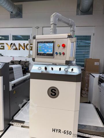 Flexographic printing machine / 2 colors / 650 mm China Wenzhou Hongyang Machinery Co. Ltd HYR-650-2