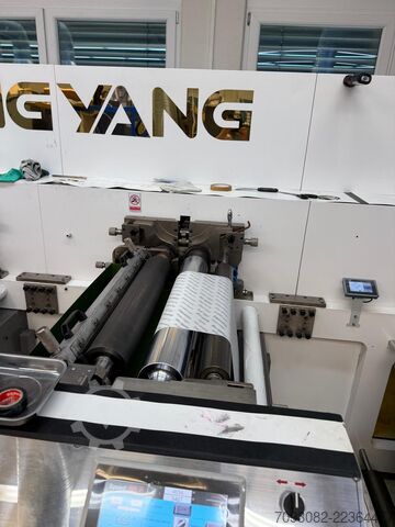 Flexographic printing machine / 2 colors / 650 mm China Wenzhou Hongyang Machinery Co. Ltd HYR-650-2