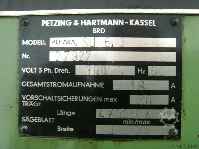 Band saw PEHAKA SU 6,3