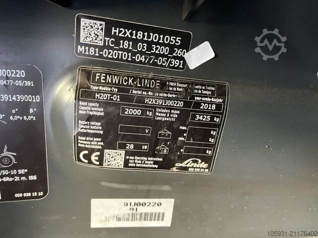 Treibgasstapler Linde H20T-01