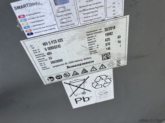 Elektro 3 Rad-Stapler Jungheinrich EFG216k