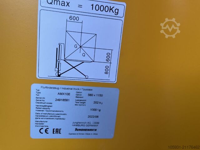 Handhubwagen Jungheinrich AMX10e
