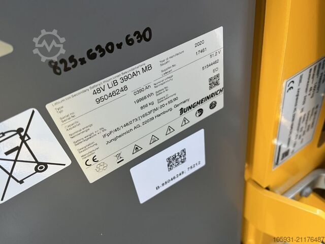 Elektro 3 Rad-Stapler Jungheinrich EFG216k