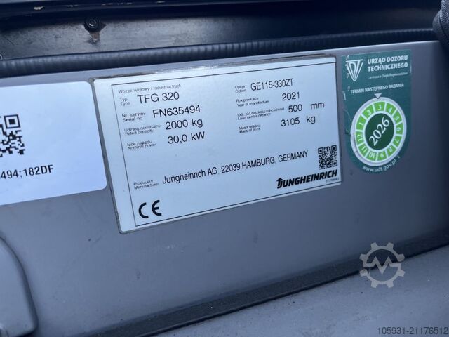 LPG Forklifts Jungheinrich TFG320