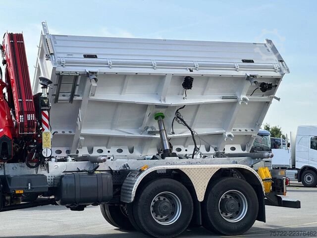 3-Seiten-Kipper Mercedes-Benz Arocs 3348 AK 6x6 Krankipper mit Fassi F195A2.24