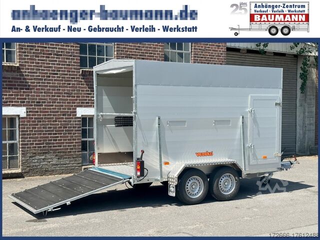 Cattle truck Vezeko VT 2700 RG+ALUDACH+2X LÜFT. 320X160X190CM 2700KG