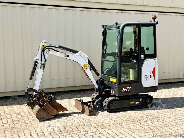 Mini excavator BOBCAT E17 / 2023 BJ / 5 x Löffel / 898 H
