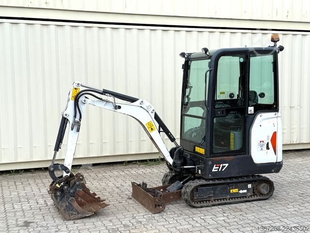 Mini excavator BOBCAT E17 / 2023 BJ / 4 x Löffel / 796 H