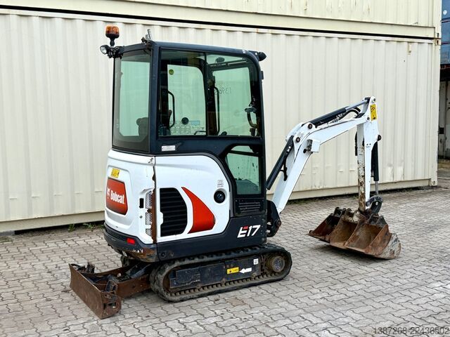 Mini excavator BOBCAT E17 / 2023 BJ / 4 x Löffel / 796 H