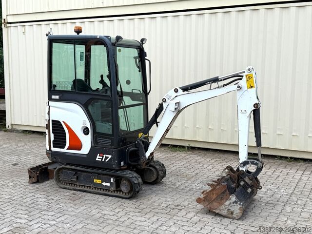 Mini excavator BOBCAT E17 / 2023 BJ / 4 x Löffel / 796 H