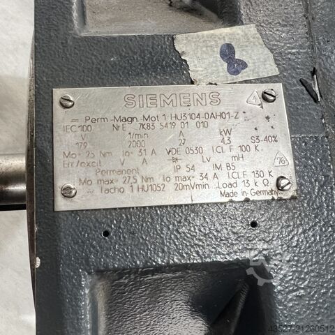 Motor SIEMENS 1HU3104-0AH01-Z