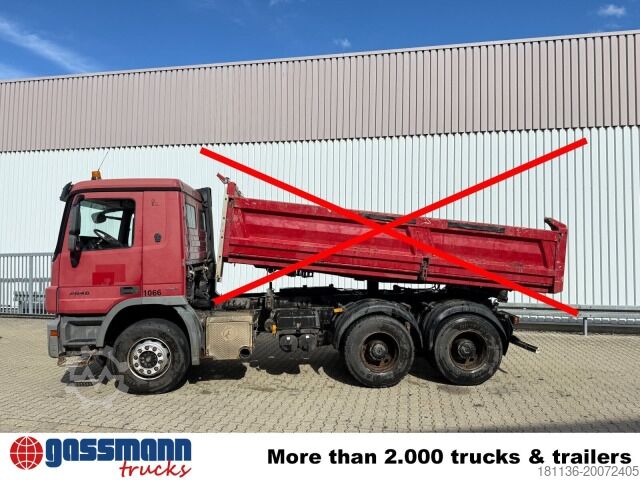 Truck chassis Mercedes-Benz Actros 2646 K 6x4, Retarder