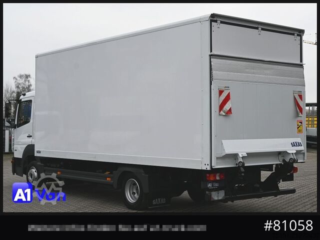 Box van MERCEDES-BENZ Atego 818 Koffer, LBW, Klima, Luftfederung, Automatik