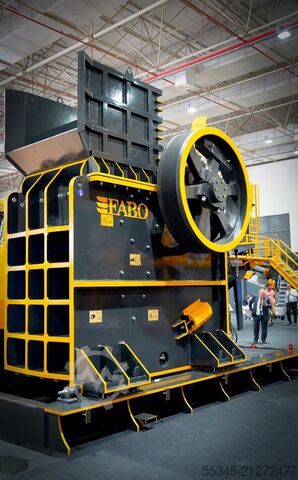 Zerkleinerungsanlagen / Backenbrecher FABO Jaw Crusher stone crushing machine 320-600 t/h