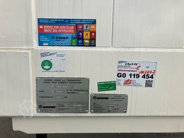 Anhänger-Wechselpritsche KRONE Wechselbrücke Koffer