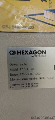 Koordinatenmessmaschine Johansson Hexagon Metrology CMM PCDEMISS ++ CAD