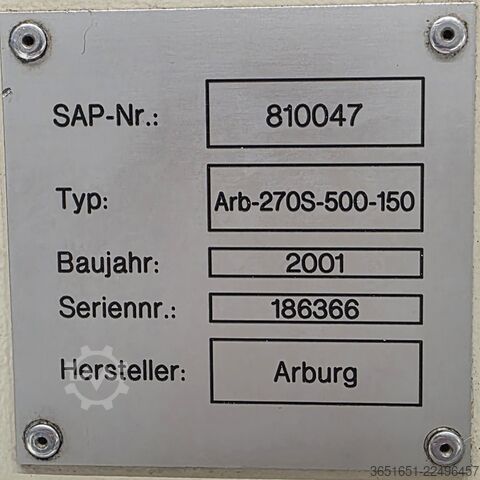 Spritzgießmaschine ARBURG ALLROUNDER 270 S