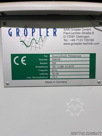 Pellet Anlage für Stroh / Heu / Luzerne Himel / Gama Steuerschrank Pelletpresse
