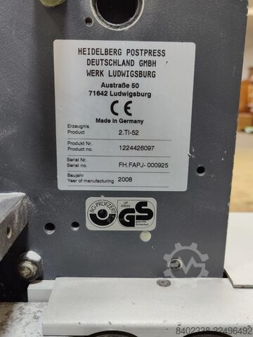 Falzmaschine Heidelberg FI 52