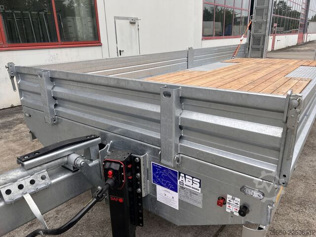 Low loader trailer Möslein TTT 11- 7,28  Neuer Tandemtieflader, 7,28 m Ladefläche