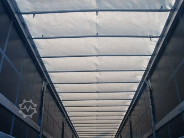 Auflieger mit Pritsche & Plane Schmitz Cargobull SCS 24/L Liftachse