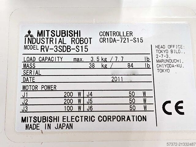 Industrieroboter Mitsubishi RV-3SDB S15