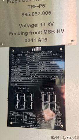 ABB RESIBLOC 11 kVA | 11000/5500/2020 V ABB RESIBLOC 11 kVA | 11000/5500/2020 V